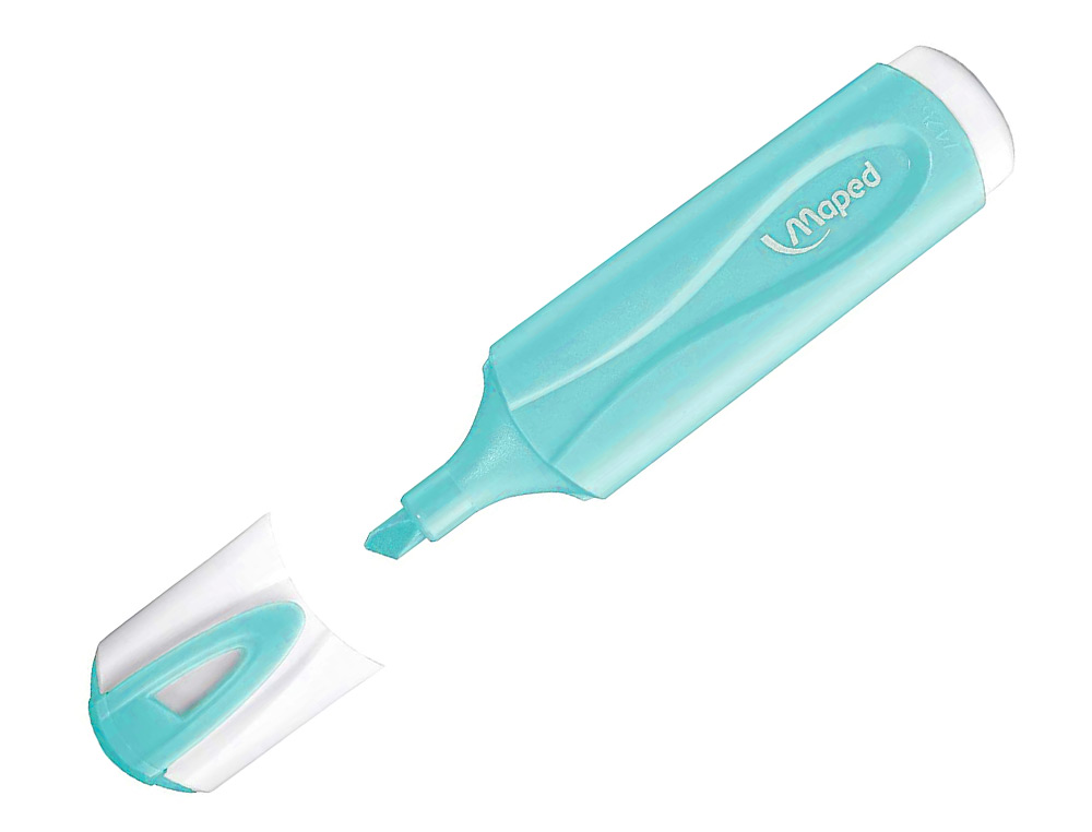 MARCADOR MAPED FLUORESCENTE PEPS PASTEL COM GLITTER ESTOJO DE 4 UNIDADES CORES SORTIDAS