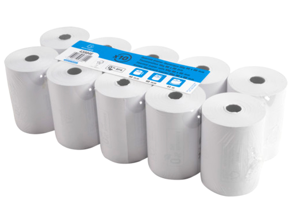 ROLO CALCULADORA EXACOMPTA TERMICO 80 MM X 60 MM 48 G/M2