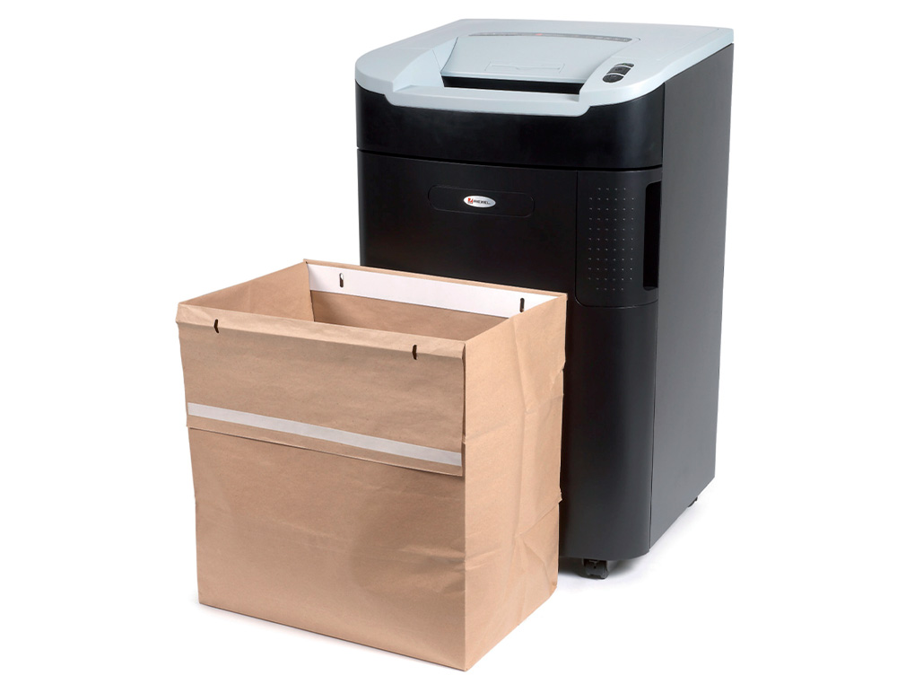 BOLSA DE RESIDUOS REXEL RECICLAVEL PARA DESTRUIDORAS GAMA RL CAPACIDADE 115 L PACK DE 50 UNIDADES 330X510X490 MM