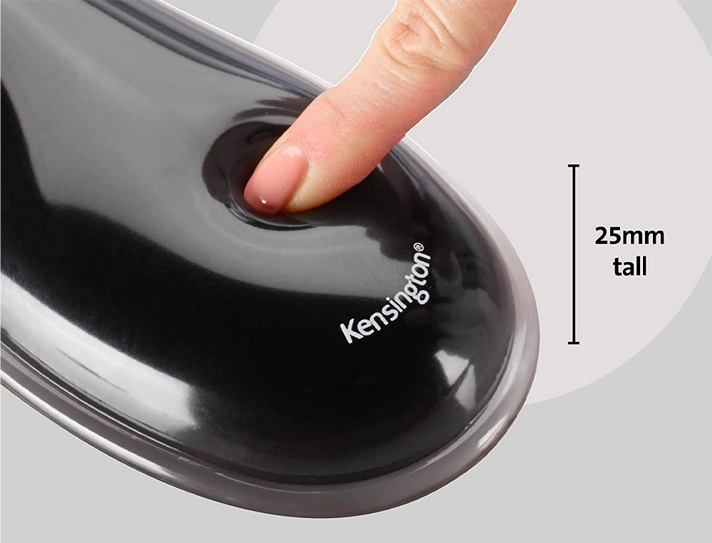 APOIO DE PULSOS KENSINGTON DUO GEL TECLADO COR PRETO/VERMELHO 240X182X25 MM