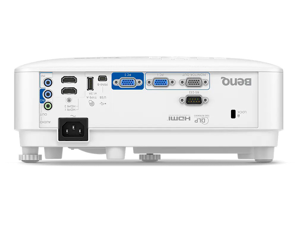 VIDEOPROJETOR BENQ MX808STH RESOLUCAO 1024X768 XGA 3600 LUMENS CONTRASTE 12.000:1 CORTA FOCAL HDMI / VGA / SERIE / USB