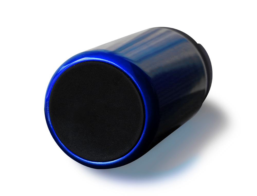 COPO ANTARTIK ACO INOXIDAVEL COM TAMPA DOSIFICADORA DE SEGURANCA E BASE ACOLCHOADA 290 ML COR AZUL
