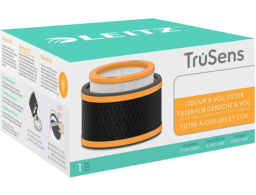 FILTRO DE CARBONO HEPA LEITZ PARA PURIFICADOR DE AR PEQUENO Z-1000 PARA ODORES E COVID