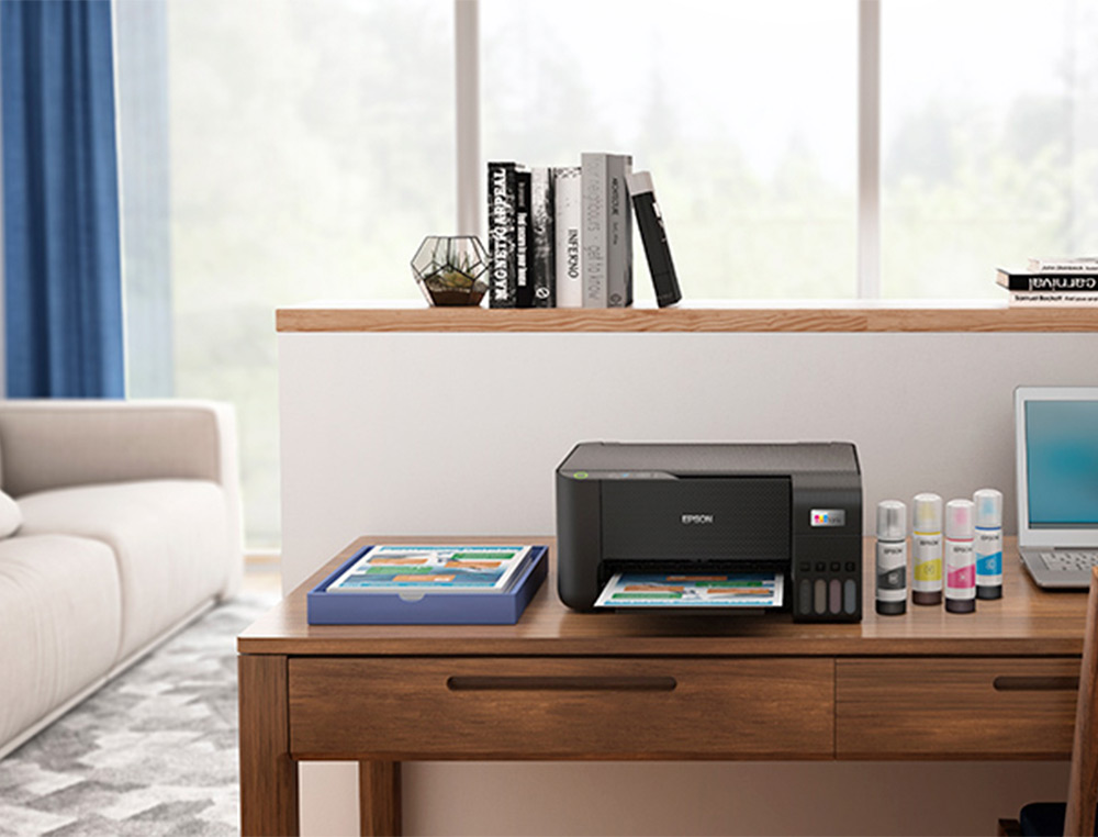 MULTIFUNCOES EPSON ECOTANK ET-2850 TINTA 10 PPM LCD 3,7 CM SCANNER COPIADORA IMPRESSORA