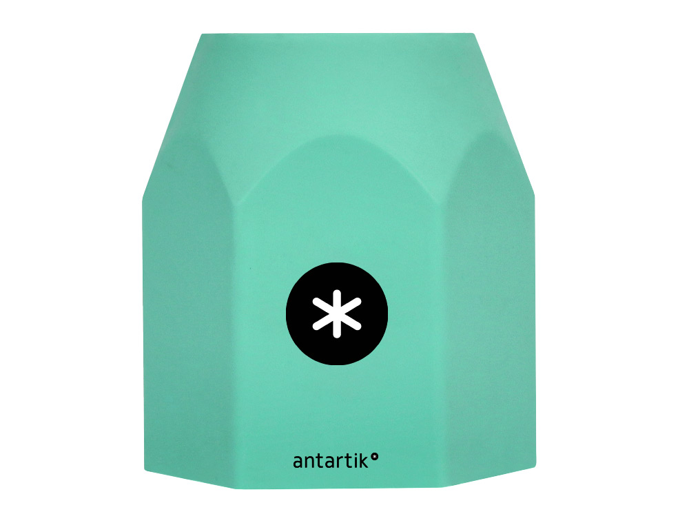 PORTA LAPIS ANTARTIK SILICONE HEXAGONAL CORES SORTIDAS PASTEL CELESTE CORAL LAVANDA E MENTA