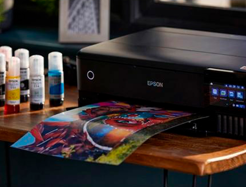 MULTIFUNCOES EPSON ECOTANK ET-8550 A3+ TINTA 32 PPM 5760X1400 DPI IMPRESSORA COPIADORA SCANNER WIFI