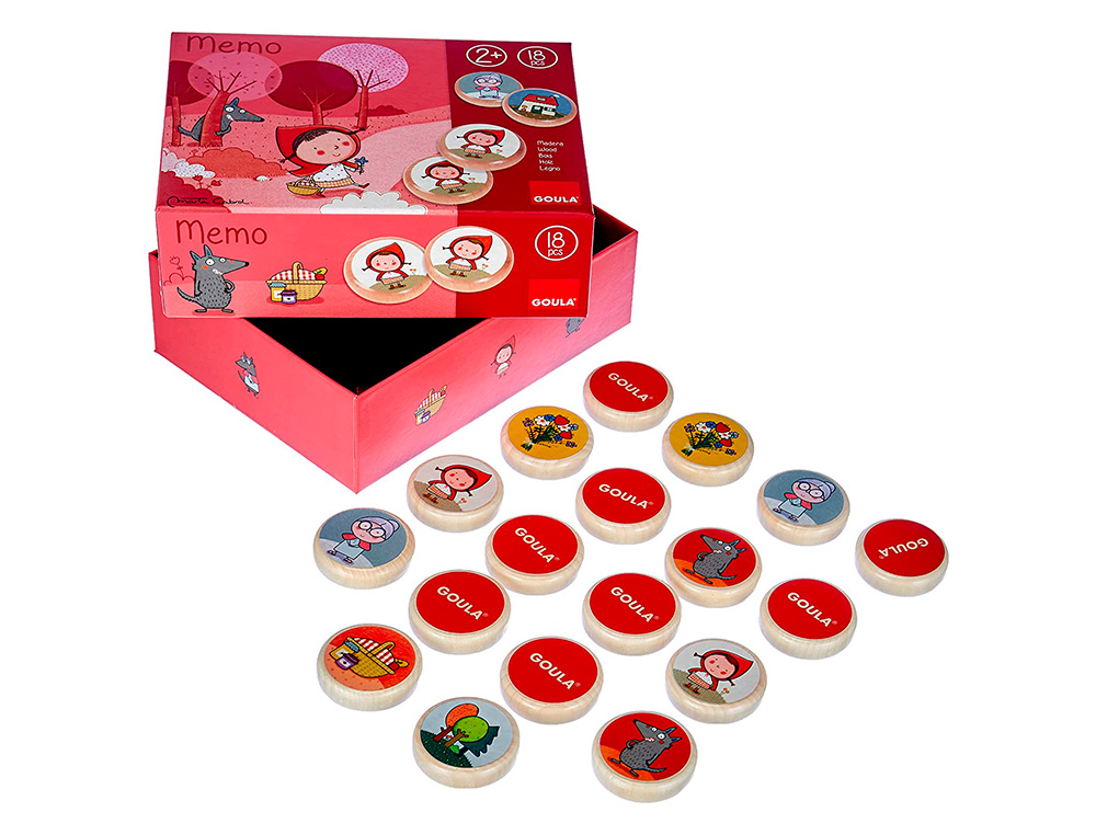JOGO GOULA DIDATICO MEMO CAPUCHINHO VERMELHO