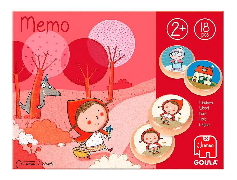 JOGO GOULA DIDATICO MEMO CAPUCHINHO VERMELHO