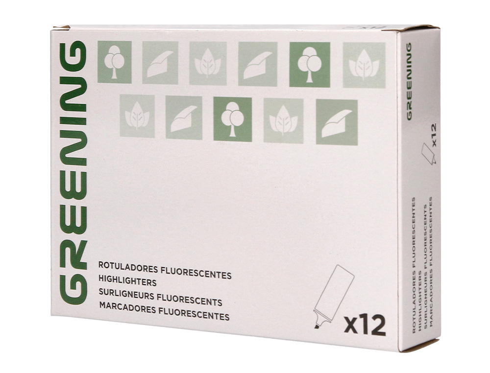 MARCADOR GREENING FLUORESCENTE PONTA BISELADA ROSA