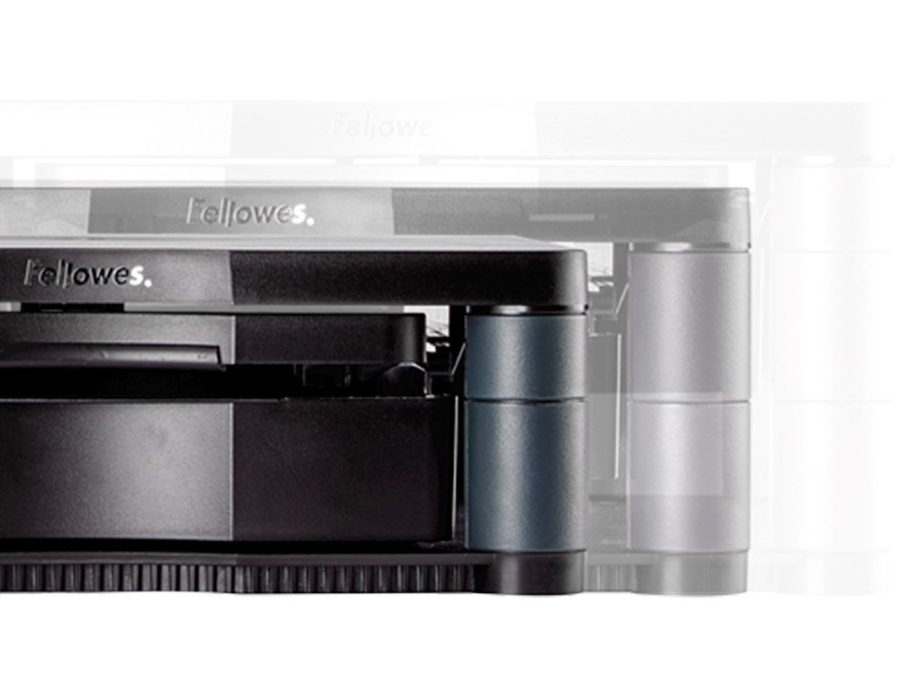 SUPORTE FELLOWES PARA MONITOR PLUS AJUSTAVEL EM 5 ALTURAS 64 MM A 165 MM ATE 36 KG COR GRAFITE 165X335X344 MM