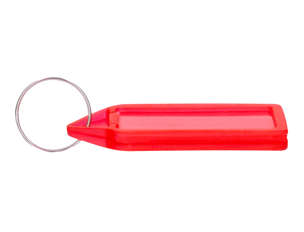 CHAVEIRO PORTA ETIQUETAS Q-CONNECT PREMIUM COR VERMELHO CAIXA DE 40 UNIDADES