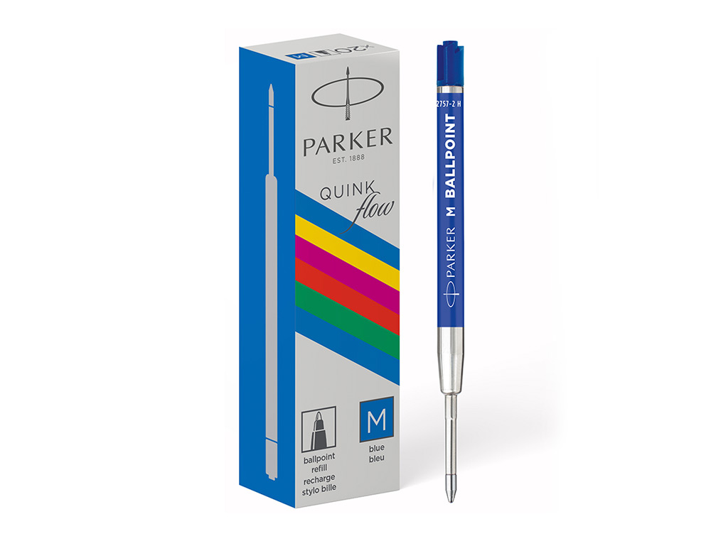 RECARGA ESFEROGRAFICA PARKER ORIGINALS ECONOMICA AZUL PONTA MEDIA