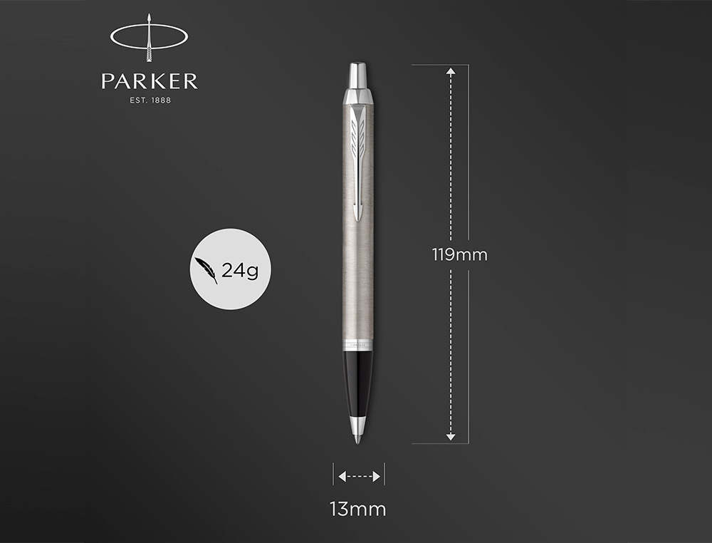 CONJUNTO PARKER IM ESSENTIAL AÇO CT ESFEROGRAFICA + CANETA