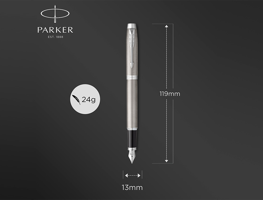 CONJUNTO PARKER IM ESSENTIAL AÇO CT ESFEROGRAFICA + CANETA