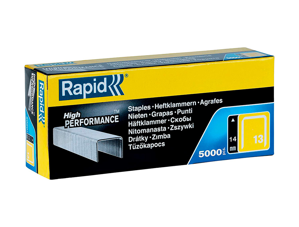 AGRAFES RAPID 13/14 MM GALVANIZADOS CAIXA DE 5000 UNIDADES