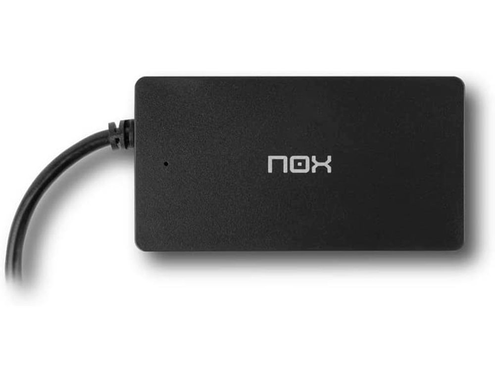 HUB NOX 4 PORTAS USB 3.0 COMPATIVEL COM WINDOWS MAC E LINUX