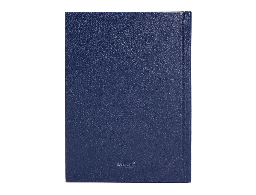 AGENDA ENCADERNADA LIDERPAPEL CORFU 15X21 CM 2024 DIA PAGINA PAPEL 60 GR COR AZUL IDIOMA PORTUGUES