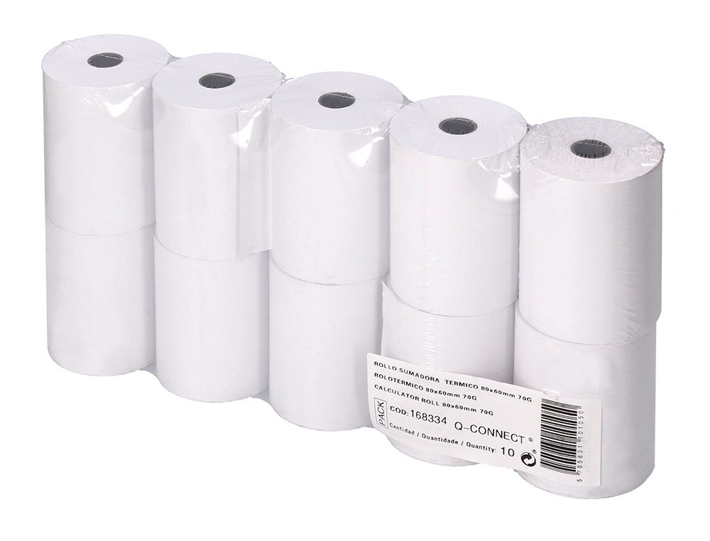 ROLO TERMICO PARA IMPRESSORA GREENING 80 MM LARGURA X 60 MM DIAMETRO SEM BISFENOL EM PAPEL DE 70 GR
