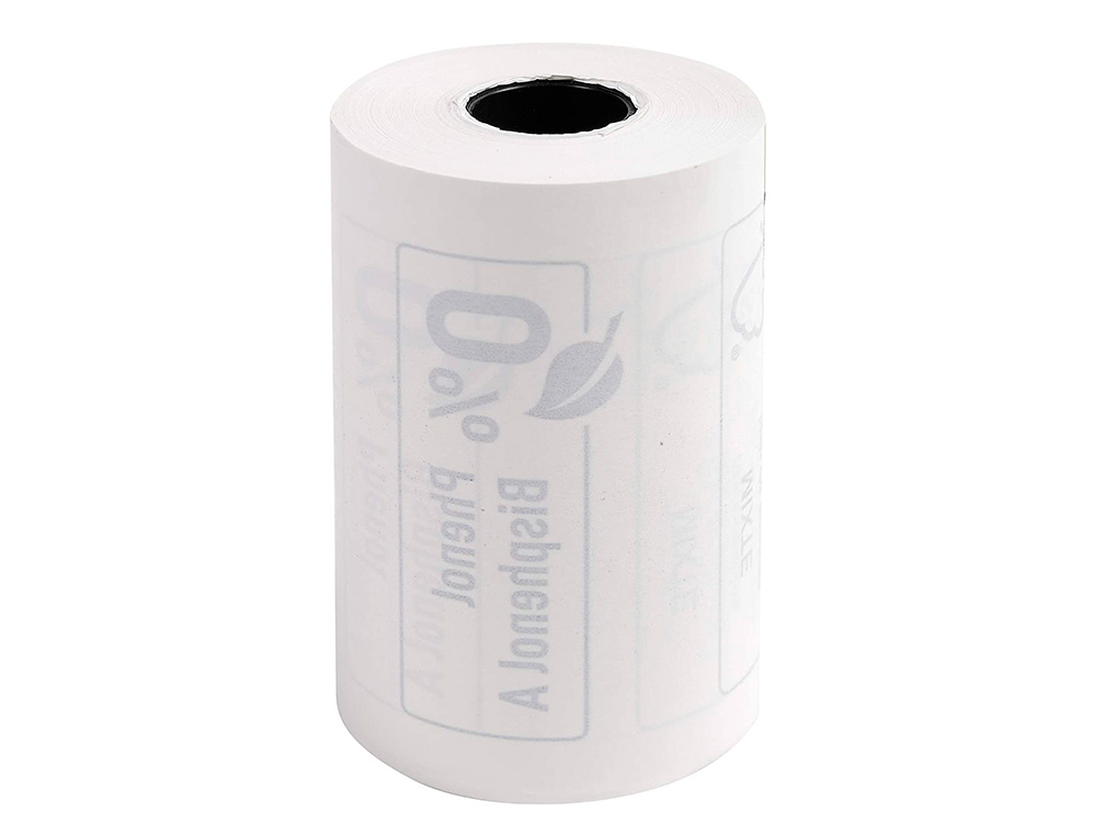 ROLO DE CALCULADORA EXACOMPTA TERMICO PARA TPV 57 MM X 40 MM 55 G/M2 FSC SEM FENOL NEM PLASTICO