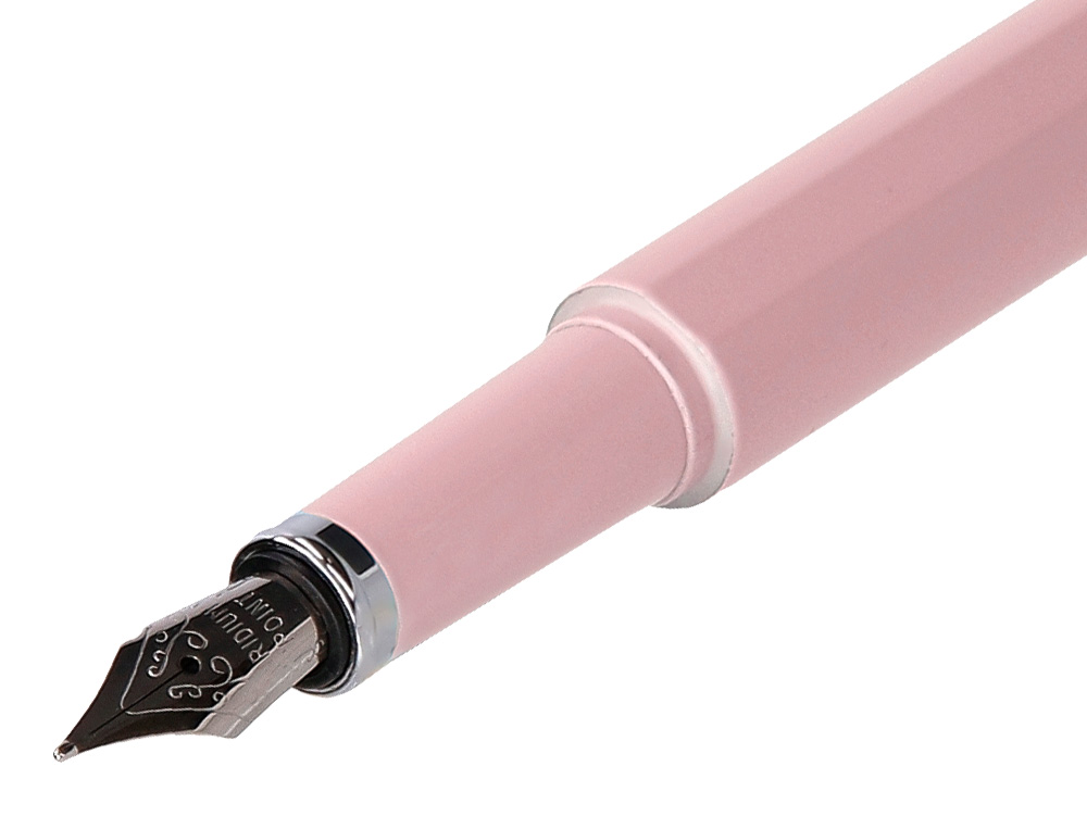 CANETA E BOLSA EM IMITACAO PELE BELIUS SPACE B DESENHO MINIMALISTA ROSA TINTA AZUL CAIXA DESIGN