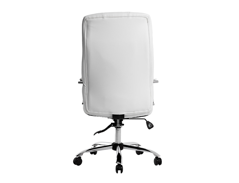 CADEIRA DE DIRECAO Q-CONNECT PIAVE IMIT DE PELE BASE METAL ALT MAX 1250 MM LARG 610 MM PROF 700 MM RODAS PREMIUM COR BRA