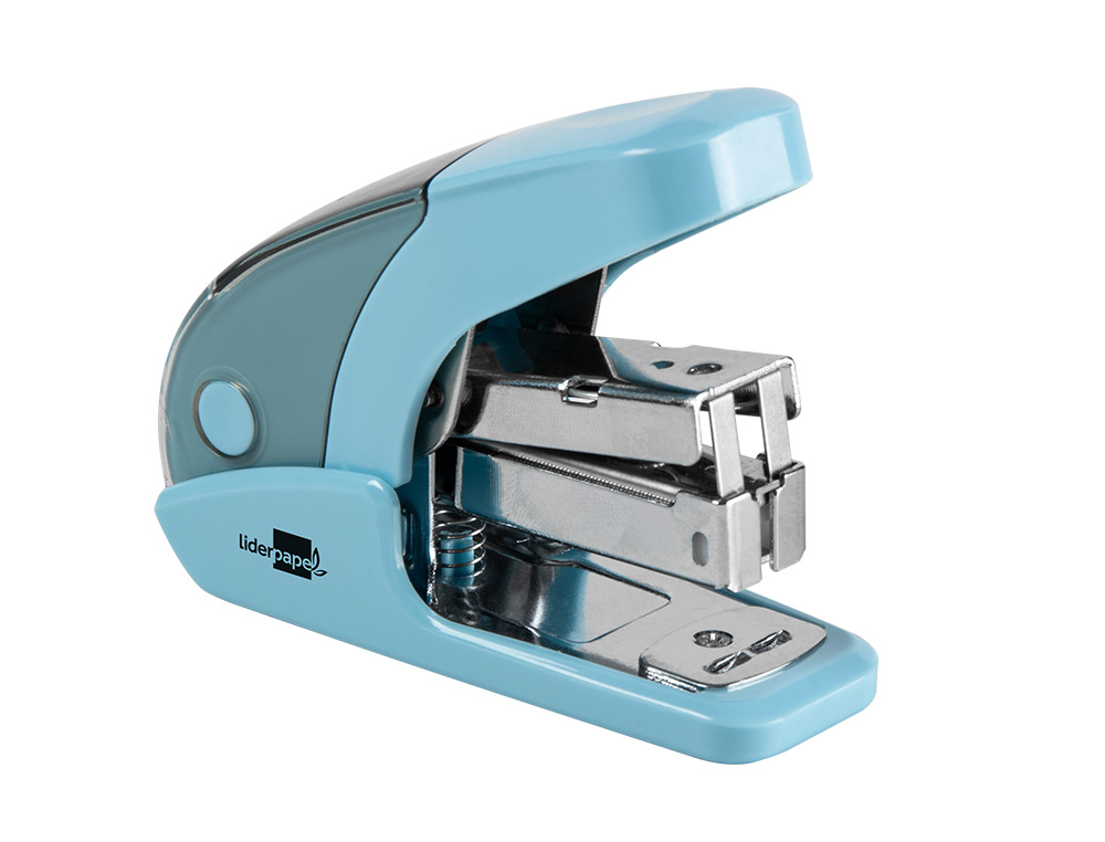 AGRAFADOR LIDERPAPEL MICRO COM OFERTA DE CAIXA DE 1000 AGRAFES 24/6, 26/6 CAPACIDADE 20 FOLHAS