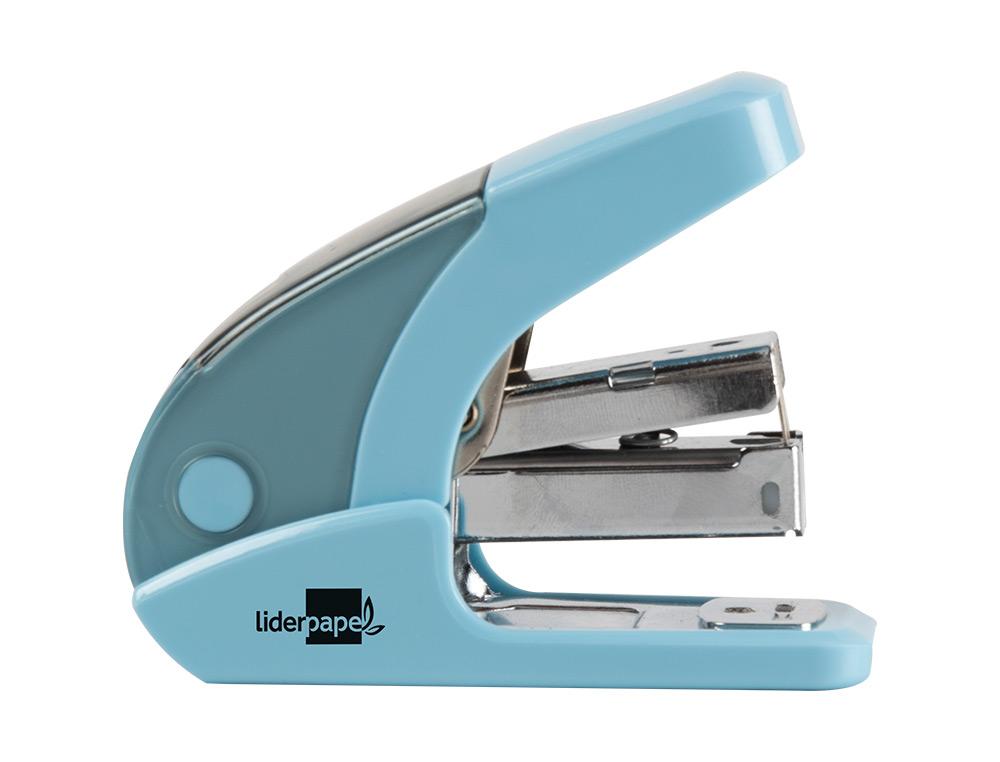 AGRAFADOR LIDERPAPEL MICRO COM OFERTA DE CAIXA DE 1000 AGRAFES 24/6, 26/6 CAPACIDADE 20 FOLHAS