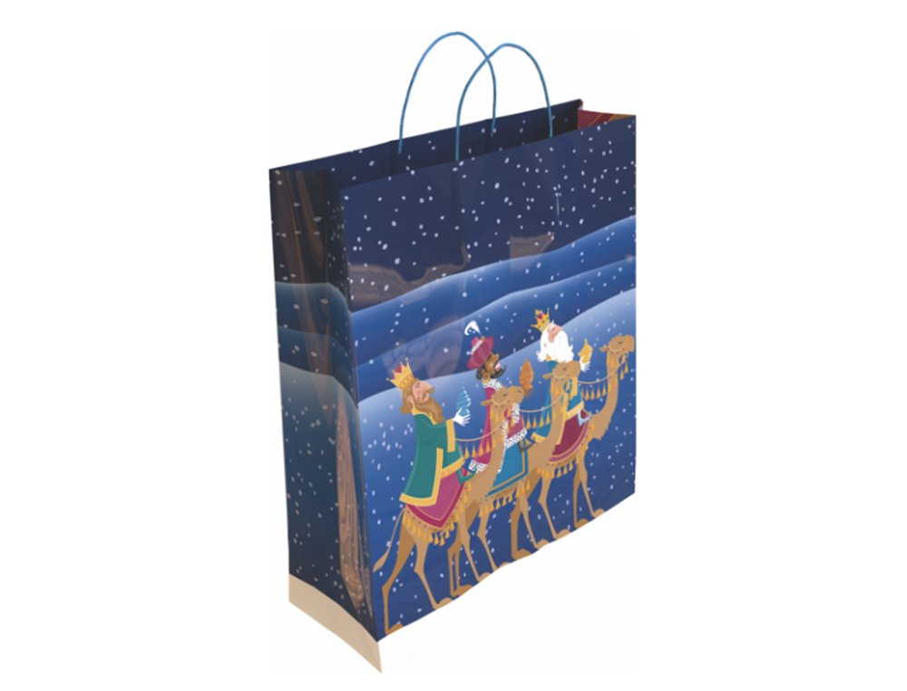 SACO PARA PRESENTE BASIKA NV2303 L 32+14X40 CM