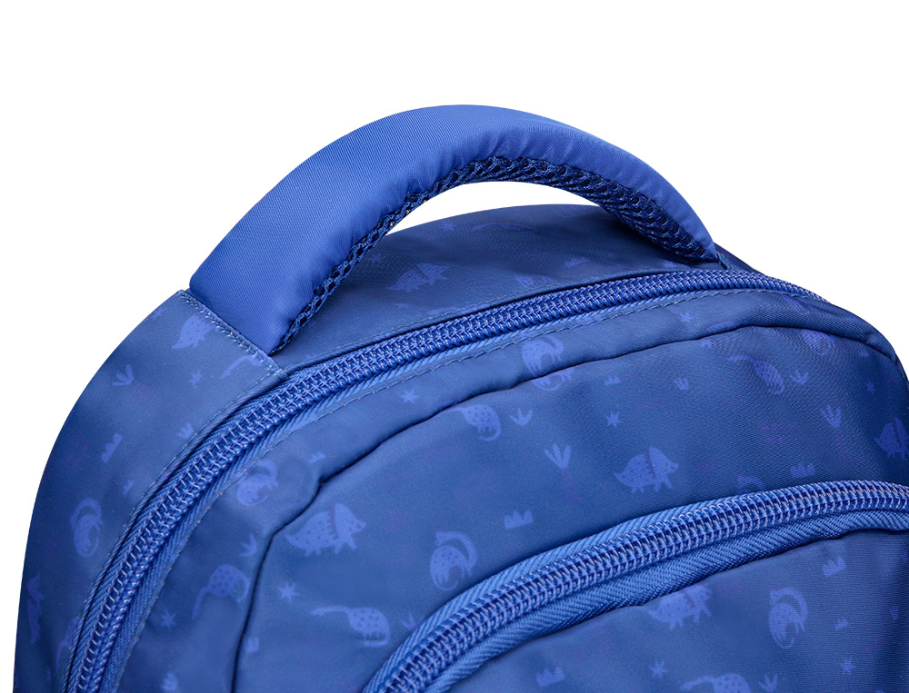 MOCHILA ESCOLAR LIDERPAPEL MULTIBOLSO INFANTIL DESENHO DINOSSAUROS 350X110X270 MM