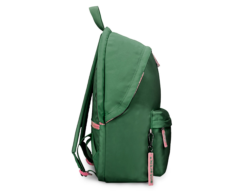 MOCHILA ANTARTIK TEENS 20L COMPARTIMENTO PARA PORTATIL COR VERDE 420X160X300 MM