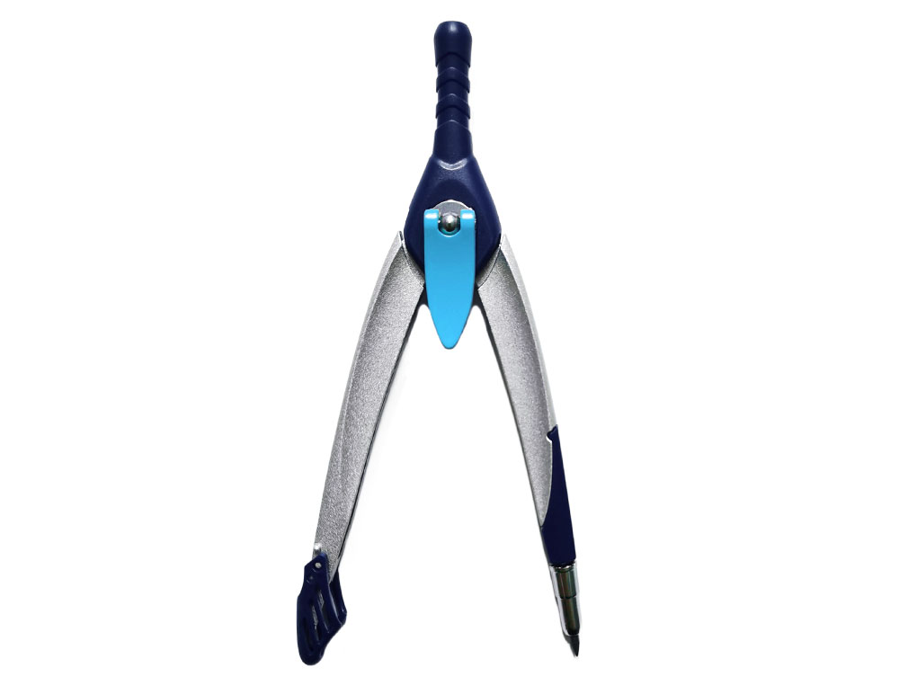 COMPASSO LIDERPAPEL LOCK DEVICE COM ADAPTADOR UNIVERSAL E TUBO DE MINAS EXPOSITOR COM 12 UNIDADES CORES SORTIDAS