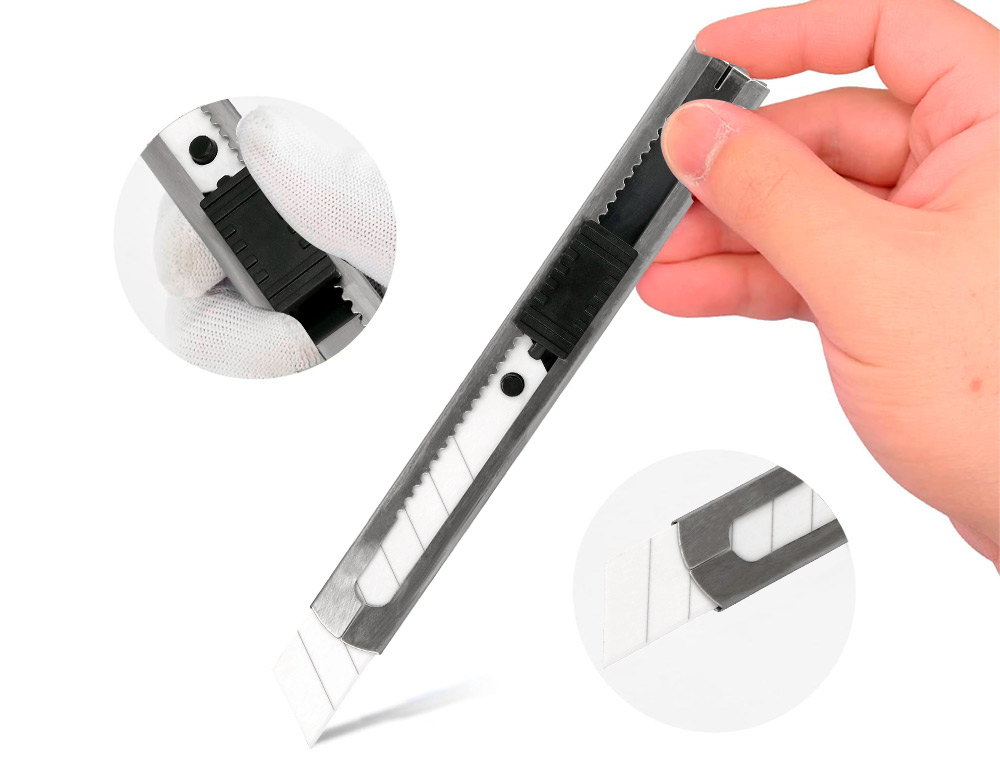 X-ATO METALICO Q-CONNECT XD-C78 LAMINA LARGA DE CERAMICA 155X20X18 MM