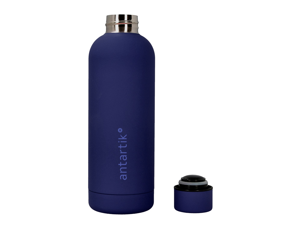GARRAFA ANTARTIK ISOTERMICA ACO INOXIDAVEL LIVRE DE BPA COR AZUL 500 ML