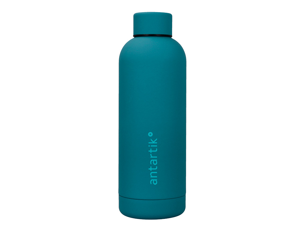 GARRAFA ANTARTIK ISOTERMICA ACO INOXIDAVEL LIVRE DE BPA COR TURQUESA 500 ML