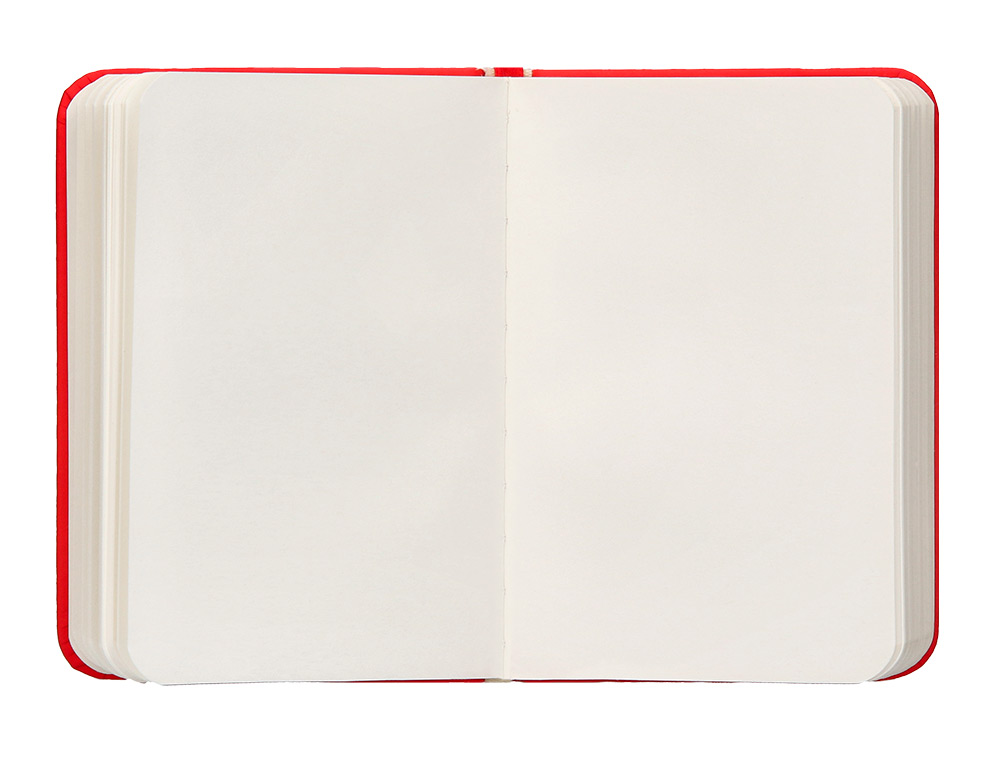 CADERNO COM ELASTICO ANTARTIK NOTES CAPA DURA A7 LISO VERMELHO 80 FOLHAS 80 GR FSC