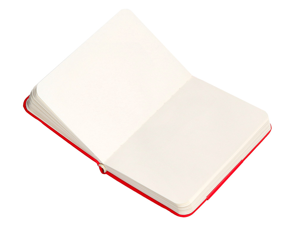 CADERNO COM ELASTICO ANTARTIK NOTES CAPA DURA A7 LISO VERMELHO 80 FOLHAS 80 GR FSC