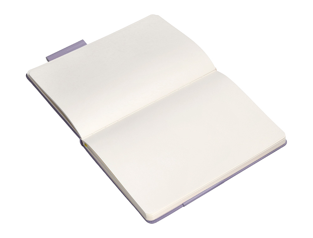 CADERNO COM ELASTICO ANTARTIK NOTES CAPA DURA A4 LISO ROXO E AMARELO 100 FOLHAS 80 GR FSC
