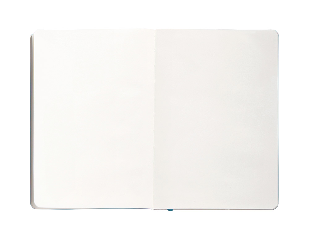 CADERNO COM ELASTICO ANTARTIK NOTES CAPA MOLE A5 LISO AZUL CLARO 80 FOLHAS 80 GR FSC