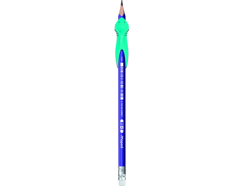 LAPIS DE GRAFITE MAPED HB COM BORRACHA + ADAPTADOR ERGONOMICO COPO DE 22 UNIDADES