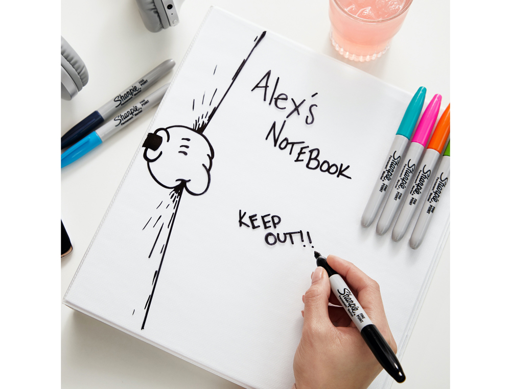 MARCADOR SHARPIE PERMANENTE PONTA 0,9 MM PACK REGRESSO AS AULAS BLISTER DE 18 UNIDADES CORES SORTIDAS