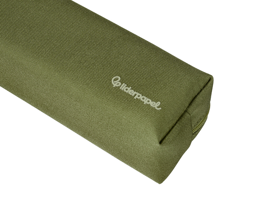 ESTOJO ESCOLAR LIDERPAPEL RETANGULAR COM ASA 210X70 MM CREME