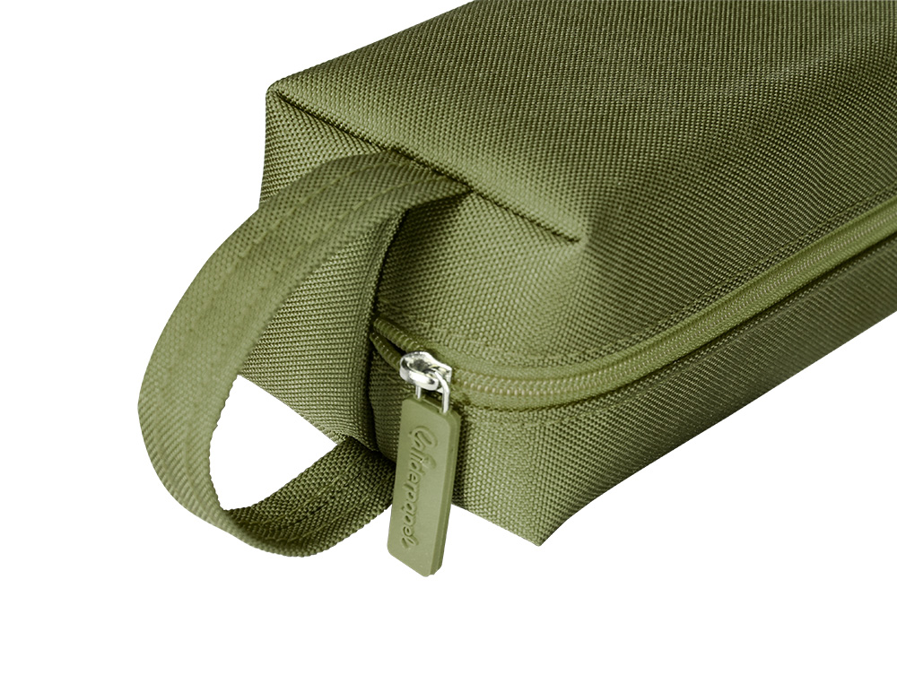 ESTOJO ESCOLAR LIDERPAPEL RETANGULAR COM ASA 210X70 MM CREME
