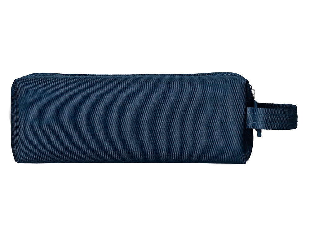 ESTOJO ESCOLAR LIDERPAPEL CLASSIC RETANGULAR COM ASA 2 FECHOS 210X80 MM AZUL MARINHO