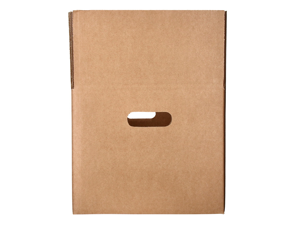 CAIXA PARA EMBALAR Q-CONNECT AMERICANA COM ASAS CARTAO CANAL SIMPLES 5 MM COR KRAFT 600X400X290 MM
