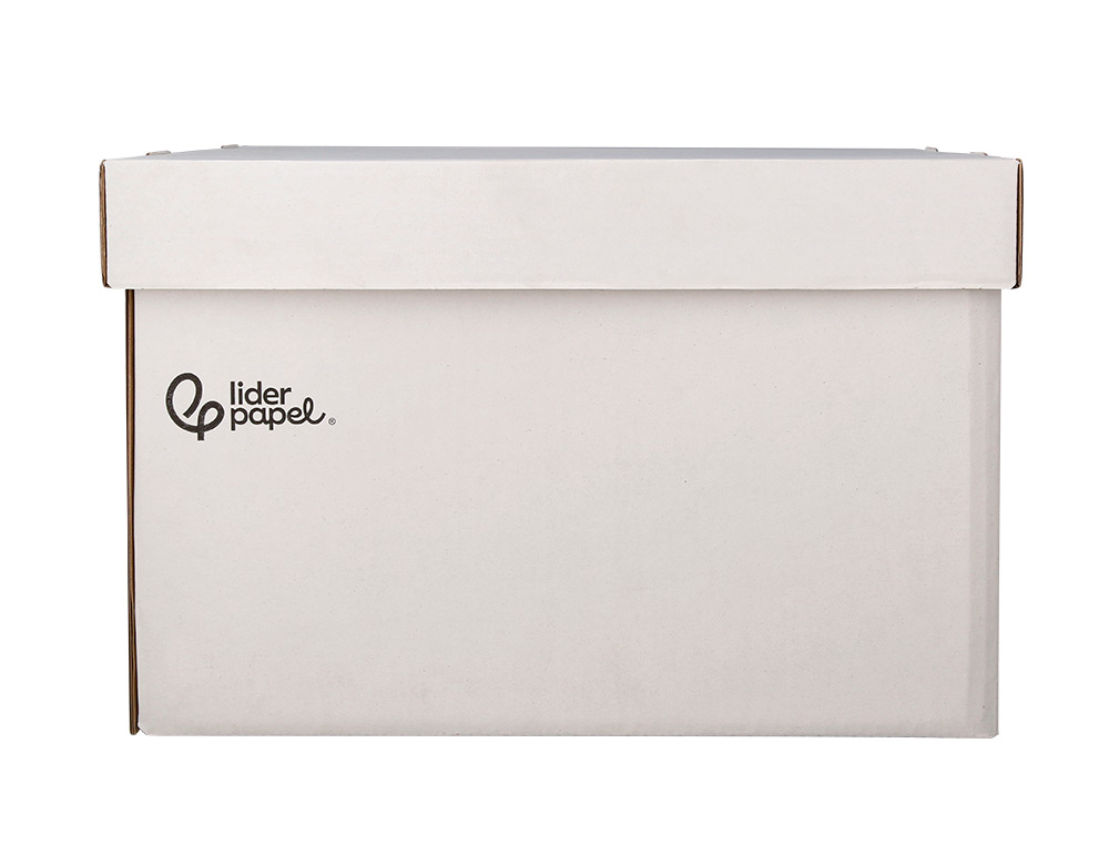 CAIXA PARA ARQUIVO DEFINITIVO LIDERPAPEL CARTAO 100% RECICLADO AUTOMATICA PARA 4 CAIXAS ARQUIVO DEF. FOLIO 430X383X265MM