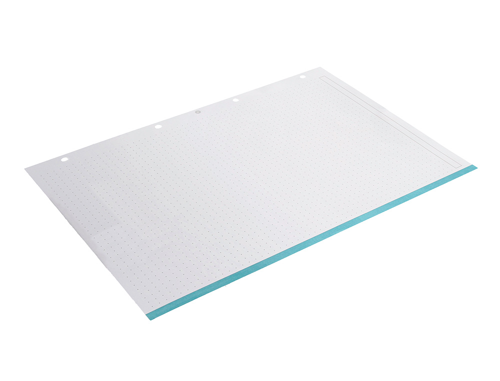 RECARGA LIDERPAPEL ANTARTIK DOTS A4 100 FOLHAS 90 GR PONTILHADO 4 FUROS BANDAS DE 5 CORES