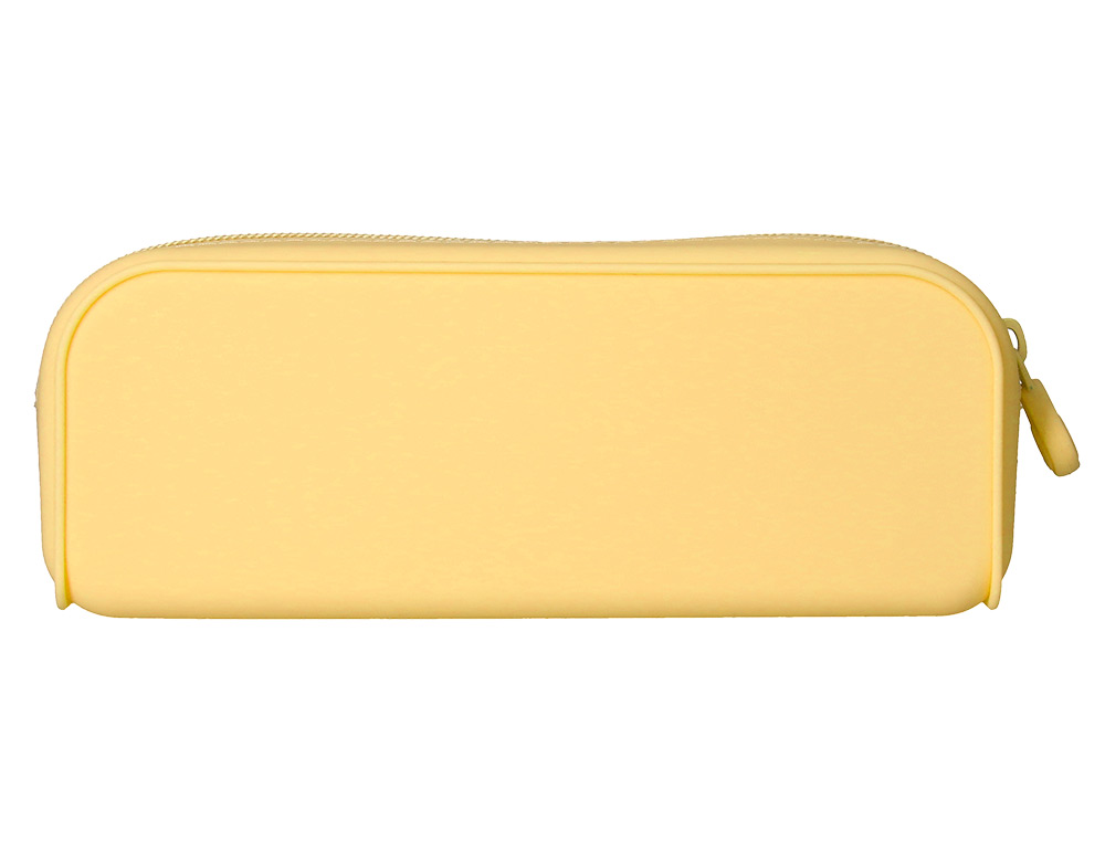 ESTOJO ESCOLAR ANTARTIK PRISMA SILICONE SOFT RETANGULAR 185X50X75 MM EXPOSITOR DE 8 UNIDADES CORES PASTEL