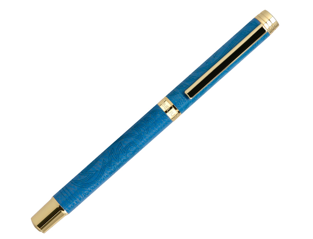 ROLLER BELIUS WILD WEST ALUMINIO COR AZUL MARINHO DOURADO TINTA COR PRETO CAIXA DE DESIGN