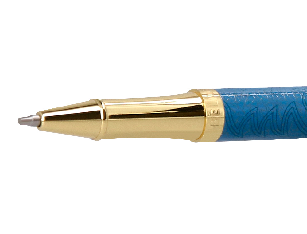 ROLLER BELIUS WILD WEST ALUMINIO COR AZUL MARINHO DOURADO TINTA COR PRETO CAIXA DE DESIGN