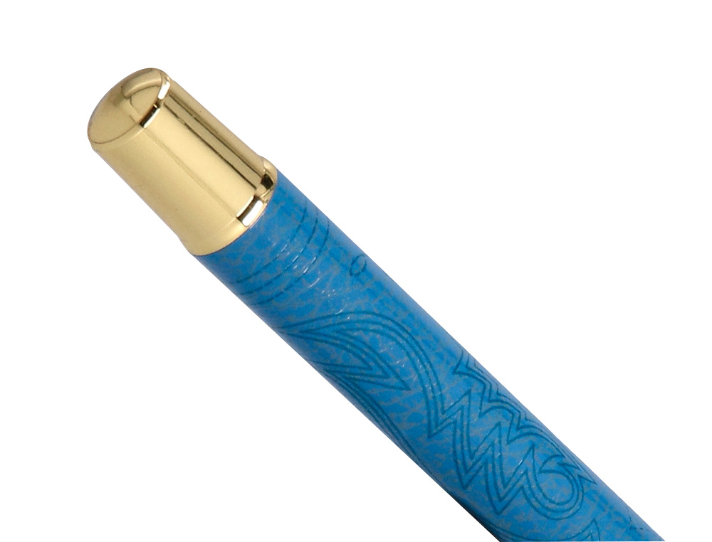 ROLLER BELIUS WILD WEST ALUMINIO COR AZUL MARINHO DOURADO TINTA COR PRETO CAIXA DE DESIGN
